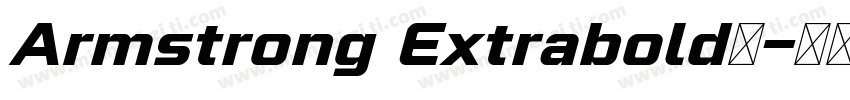 Armstrong Extrabold超字体转换